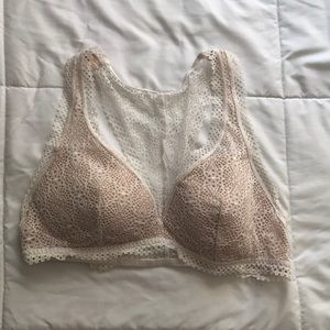 White Lace Racerback Victoria's Secret Bralette